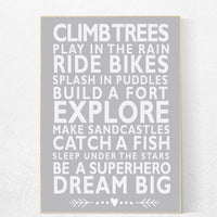 Baby Boy Nursery Art Print, Boy Rules Sign, Gray White Nursery Wall Art, baby boy rules, boys nursery prints, boys room wall art, playroom