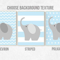 CUSTOMIZE! Nursery decor boy, nursery decor wall art, oh the places you'll go, blue gray decor, hot air balloon, nursery decor elephant