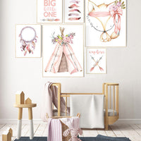 Nursery decor girl boho, Nursery decor girl fox, peach nursery, adventure nursery, fox nursery decor, nursery decor boho, blush pink nursery