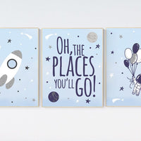 Nursery decor boy space,space nursery wall art, boys room decor space, planets nursery print, astronaut nursery, space poster for kids