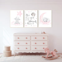 Nursery decor girl, Sheep nursery decor, nursery decor lambs, we love you to the moon and back, nursery wall art sheep, moon and cloud