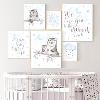 Owl Nursery Decor, owl print nursery, Baby boy room, nursery wall art owl, Owl wall art print, Owl nursery poster, Owl Art Print