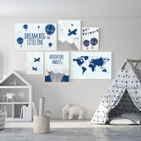 Adventure nursery decor, nursery decor boy adventure, nursery decor boy plane, world map nursery, adventure awaits, travel theme nursery