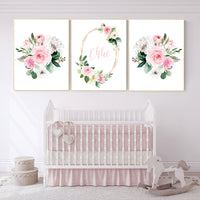 Nursery decor flower, Nursery decor girl pink, nursery decor girl floral, flower nursery, girl nursery wall art, pink nursery, boho nursery