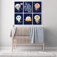 Nursery decor boy space, Space themed nursery, Space nursery prints, animal nursery, nursery decor boy, outer space nursery, space nursery