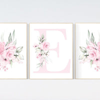 Nursery decor girl pink, nursery decor flower, nursery decor girl floral, flower nursery, girl nursery wall art, pink nursery, boho nursery