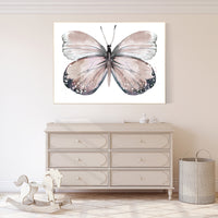 Nursery decor girl butterfly, blush, blush pink, Butterfly Nursery Art, girls room, butterfly prints, Butterfly Art, blush, neutral
