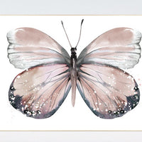 Nursery decor girl butterfly, blush, blush pink, Butterfly Nursery Art, girls room, butterfly prints, Butterfly Art, blush, neutral
