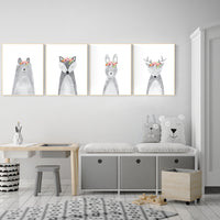 Nursery decor animals, woodland animals, Nursery decor girls, Nursery prints woodland, safari animals, nursery prints animals, jungle animal