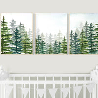 Nursery decor boy mountain, woodland nursery, adventure theme nursery, woodland, gender neutral, forest nursery, mountains, forest, tree