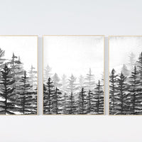 Nursery decor mountain, grey nursery, gender neutral, woodland nursery, adventure theme nursery, gray nursery, forest nursery, mountains