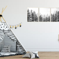 Nursery decor mountain, grey nursery, gender neutral, woodland nursery, adventure theme nursery, gray nursery, forest nursery, mountains