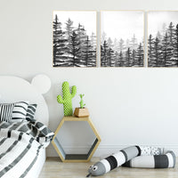 Nursery decor mountain, grey nursery, gender neutral, woodland nursery, adventure theme nursery, gray nursery, forest nursery, mountains