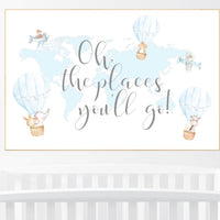 Plane nursery, Nursery decor boy nursery, animal prints, travel theme nursery, planes nursery wall art, boys room decor, baby room decor