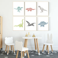 Nursery decor boy dinosaur, dinosaur wall art decor, kids room decor dinosaur, dino nursery, dinosaur prints, boy nursery bedroom, children
