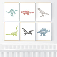 Nursery decor boy dinosaur, dinosaur wall art decor, kids room decor dinosaur, dino nursery, dinosaur prints, boy nursery bedroom, children
