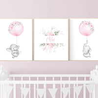Nursery decor girl pink, nursery decor flower, nursery decor girl floral, flower nursery, girl nursery wall art, pink nursery, boho nursery