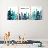 Nursery decor boy mountain, woodland nursery, adventure theme nursery, woodland, gender neutral, forest nursery, mountains, forest, tree