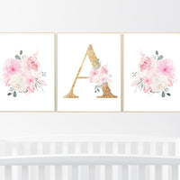 Nursery decor girl pink, nursery decor flower, nursery decor girl floral, flower nursery, girl nursery wall art, pink nursery, boho nursery