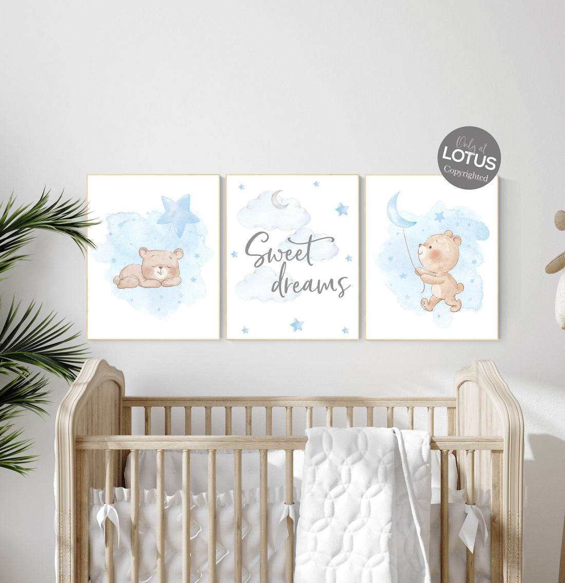 Nursery decor bear, nursery decor boy, bear nursery print, teddy bear decor, boy nursery wall decor, boy nursery ideas