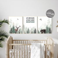 Nursery wall art woodland, forest nursery, woodland nursery prints, adventure nursery, sage green, green nursery, gender neutral nursery
