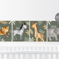 Nursery decor sage green, nursery wall art animals, safari nursery prints, Boho Nursery Prints, Safari Nursery Prints, Boho Nursery Wall Art