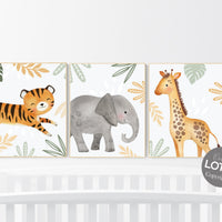 Safari animals print, nursery decor gender neutral, jungle animal prints, Boho Nursery Prints, Safari Nursery, animal decor for nursery