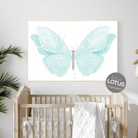 Nursery decor girl, butterfly nursery, teal nursery, girls room decor, butterfly prints for nursery, girl room decor, aqua nursery