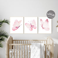 Nursery decor girl butterfly, Butterfly Nursery Art, Girl Nursery Art, Butterfly Nursery Decor for Baby Girl, Butterfly Wall Art, girls room