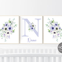 Nursery decor purple, Nursery decor girl purple, in a field of roses she is a wildflower, lavender nursery, lilac nursery, girls room