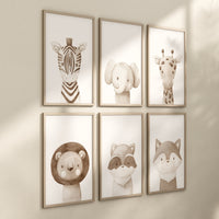 Safari animals. nursery wall art animals, gender neutral nursery, Animal Nursery Prints, Woodland Nursery Decor, Safari Nursery Wall Art