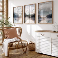 Landscape print, mountain wall art, landscape wall art, neutral wall art prints, forest decor, nature prints, nature prints for nursery