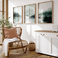 Landscape print, sage green, mountain wall art, landscape wall art, green nursery, neutral wall art prints, forest decor, nature prints