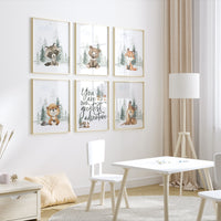 Nursery wall art animals, Woodland animals, animal nursery decor, woodland nursery prints, woodland prints for nursery, tree nursery print