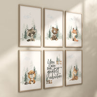 Nursery wall art animals, Woodland animals, animal nursery decor, woodland nursery prints, woodland prints for nursery, tree nursery print