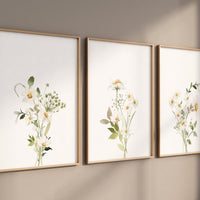 Daisy Nursery wall art, Wildflower Nursery Decor, Flower Nursery, Girl Nursery Decor, boho flower, daisies print, daisy print, home decor