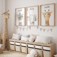 Nursery wall art animals, gender neutral nursery, Animals Nursery Prints, Woodland Nursery Decor, Safari Nursery Wall Art, animal prints