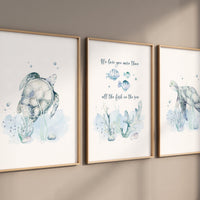Sea Turtle nursery, Ocean nursery decor, under the sea nursery, ocean themed, sea nursery, gender neutral nursery, nautical nursery