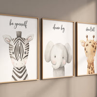 Nursery wall art animals, gender neutral nursery, Animals Nursery Prints, Woodland Nursery Decor, Safari Nursery Wall Art, animal prints