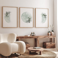 Moon nursery decor, moon print, sage nursery, full moon print, gender neutral, moon nursery, sage green, moon wall art, nursery prints