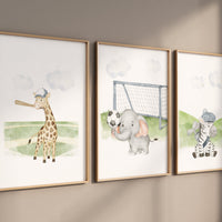 Sports nursery decor, Baby Animals Sport, Baby boy sports nursery, Safari nursery decor, football nursery, baseball nursery, golf nursery