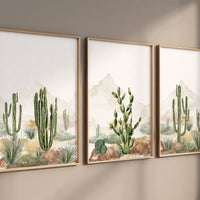 Boho Nursery Decor, Cactus Nursery Prints, Boho Nursery Prints, Cactus Wall Art, Cactus Art Print, Nursery Decor, Set of 3 Nursery Prints