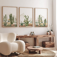 Boho Nursery Decor, Cactus Nursery Prints, Boho Nursery Prints, Cactus Wall Art, Cactus Art Print, Nursery Decor, Set of 3 Nursery Prints