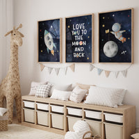 Space Nursery Prints, Outer Space Prints, Space Prints, Space Nursery Wall Art, Nursery Wall Art Space, Astronaut Prints, Space Boys Room