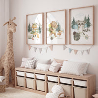 Camp Prints, Adventure Nursery Decor, Travel nursery print, Explore nursery wall art, Baby boy nursery, Adventure Set of 3 prints,