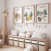 Travel nursery print, Explore nursery wall art, Baby boy nursery, Adventure Set of 3 prints, Camping Prints, Adventure Nursery Decor