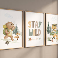Camp Prints, Adventure Nursery Decor, Travel nursery print, Explore nursery wall art, Baby boy nursery, Adventure Set of 3 prints,