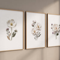 Wildflower Nursery Decor, Flower print, Boho Nursery wall art, Girl Nursery Decor, flower art, Botanical Print, boho home decor, girls room