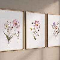 Flower print, Boho Nursery wall art, Wildflower Nursery Decor, Girl Nursery Decor, flower art, Botanical Print, boho home decor, girls room