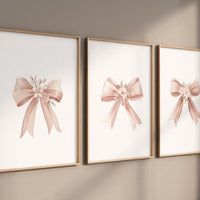 Bow print wall art, Bow nursery print, pink Bow nursery wall art, bow nursery art, bow nursery decor, bow print wall art pink, girl nursery